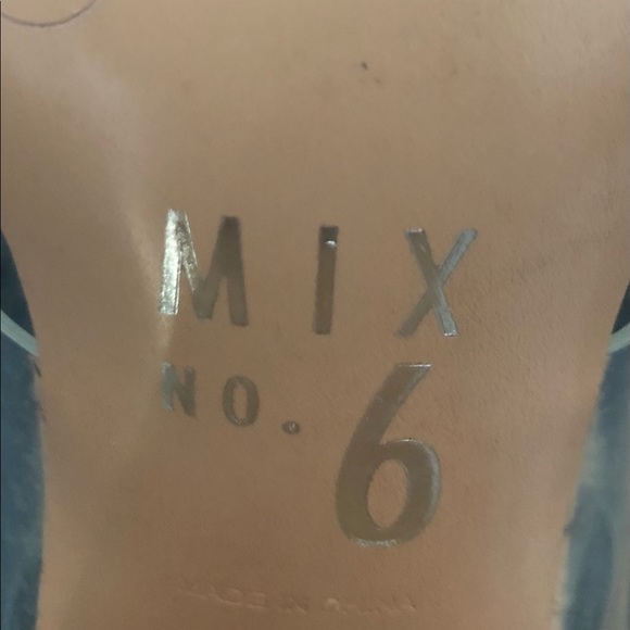 Mix no.6 3 inch stacked cork heeled sandals - Picture 4 of 4